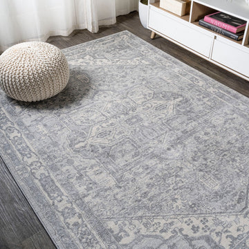 Jerica modern Persian Vintage Medallion Area Rug